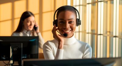 Customer Support Mitarbeiterin