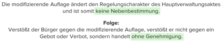 Isolierte Anfechtung Von Nebenbestimmungen Nebenbestimmungen, § 36 VwVfG | Lecturio